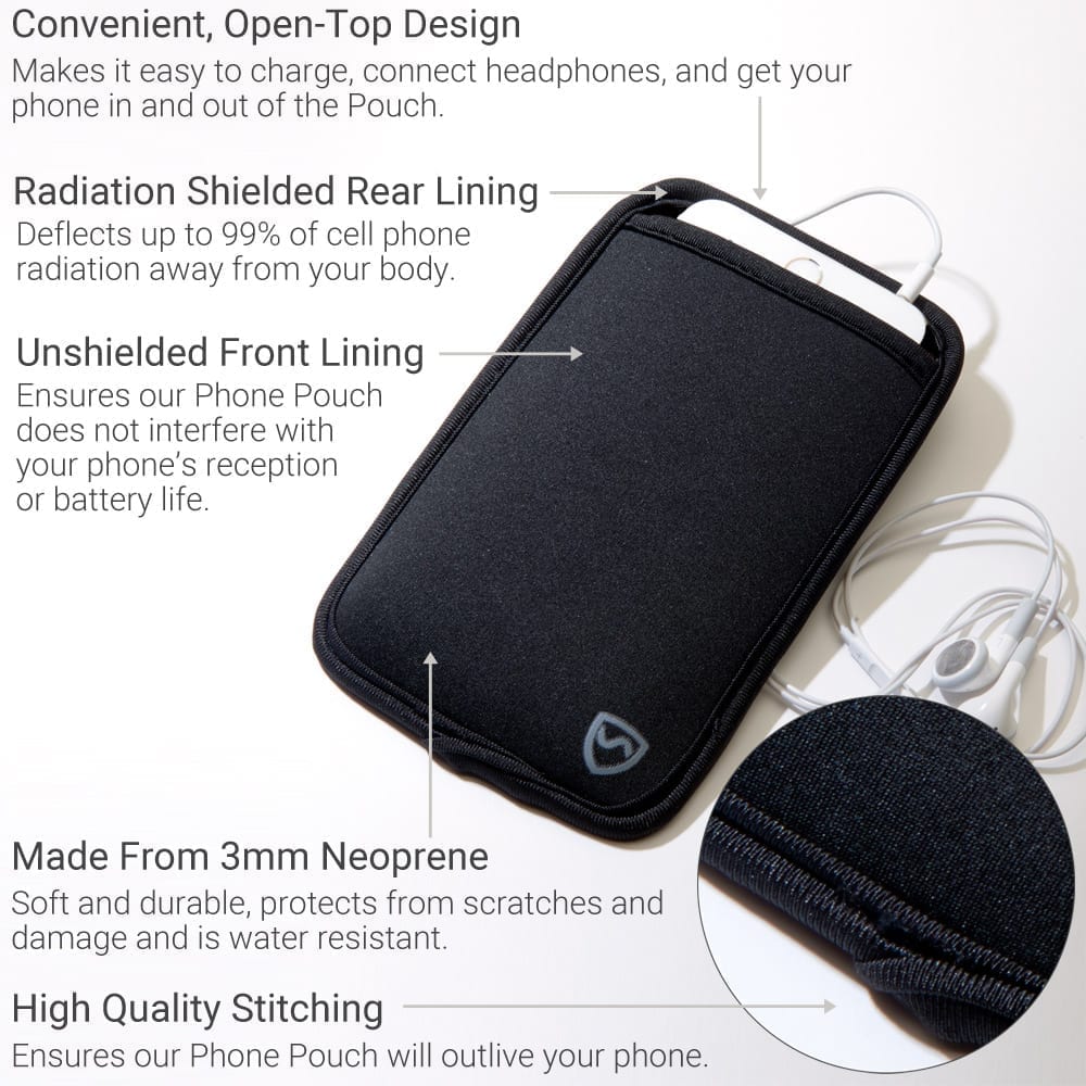 SYB Phone Pouch – EMF Radiation Shielding Pouch